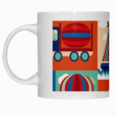 Travel With Love White Mugs by designsbymallika