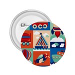 Travel With Love 2.25  Buttons Front