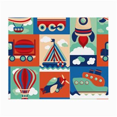 Travel With Love Small Glasses Cloth (2 Sides) by designsbymallika