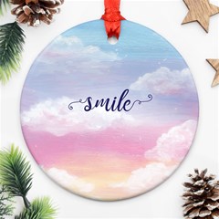 Smile Ornament (round) by designsbymallika