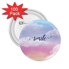 Smile 2 25  Buttons (100 Pack)  by designsbymallika