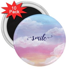 Smile 3  Magnets (10 Pack)  by designsbymallika