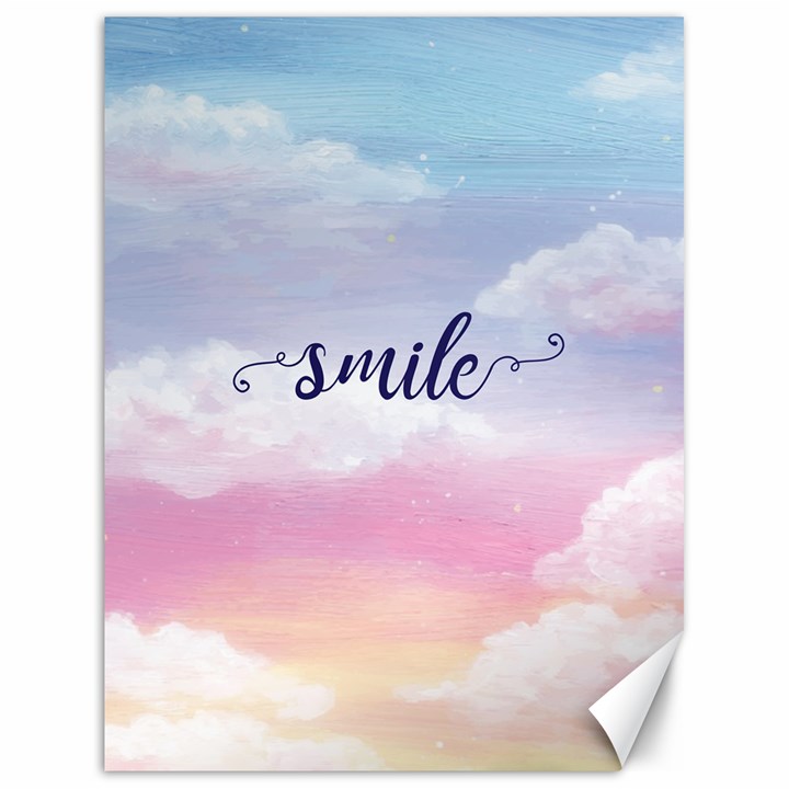 Smile Canvas 18  x 24 