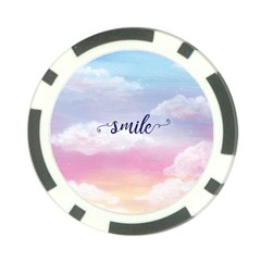 Smile Poker Chip Card Guard by designsbymallika