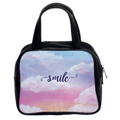 Smile Classic Handbag (two Sides) by designsbymallika