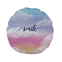 Smile Standard 15  Premium Round Cushions by designsbymallika