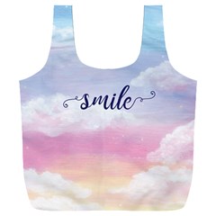 Smile Full Print Recycle Bag (xxl) by designsbymallika