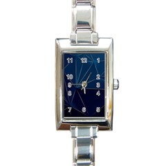 Luxda No 1 Rectangle Italian Charm Watch by HWDesign