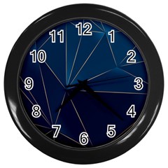 Luxda No 1 Wall Clock (black) by HWDesign