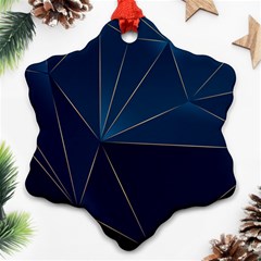 Luxda No 1 Snowflake Ornament (two Sides) by HWDesign