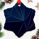 Luxda No.1 Snowflake Ornament (Two Sides) Back