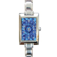 Fuzzball Mandala Rectangle Italian Charm Watch by MRNStudios