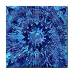 Fuzzball Mandala Tile Coaster by MRNStudios