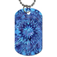 Fuzzball Mandala Dog Tag (two Sides) by MRNStudios