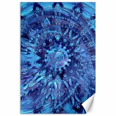 Fuzzball Mandala Canvas 24  X 36  by MRNStudios