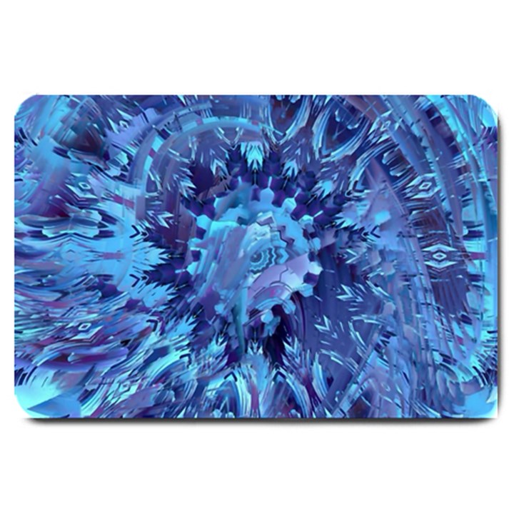 Fuzzball Mandala Large Doormat 