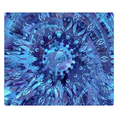 Fuzzball Mandala Double Sided Flano Blanket (small)  by MRNStudios