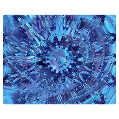 Fuzzball Mandala Double Sided Flano Blanket (medium)  by MRNStudios