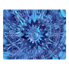 Fuzzball Mandala Double Sided Flano Blanket (large)  by MRNStudios