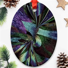 Cyclone Ornament (oval) by MRNStudios