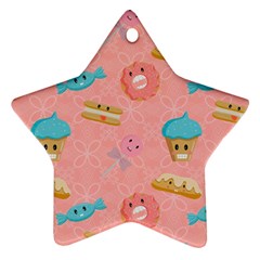 Toothy Sweets Ornament (star) by SychEva