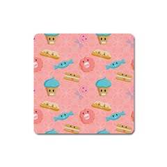 Toothy Sweets Square Magnet by SychEva