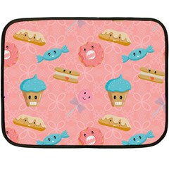 Toothy Sweets Double Sided Fleece Blanket (mini)  by SychEva