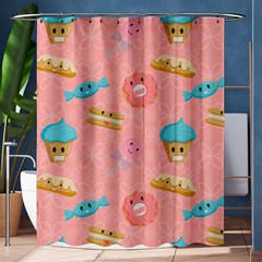 Toothy Sweets Shower Curtain 60  X 72  (medium)  by SychEva