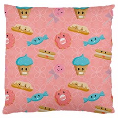 Toothy Sweets Standard Flano Cushion Case (one Side) by SychEva