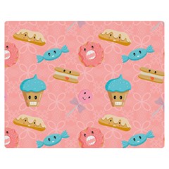 Toothy Sweets Double Sided Flano Blanket (medium) 