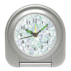 Splatter Abstract Bright Print Travel Alarm Clock