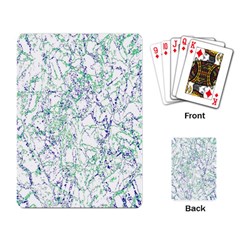 Splatter Abstract Bright Print Playing Cards Single Design (rectangle) by dflcprintsclothing