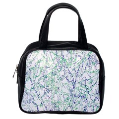 Splatter Abstract Bright Print Classic Handbag (one Side)