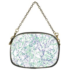 Splatter Abstract Bright Print Chain Purse (one Side) by dflcprintsclothing