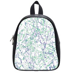 Splatter Abstract Bright Print School Bag (small)