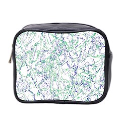 Splatter Abstract Bright Print Mini Toiletries Bag (two Sides) by dflcprintsclothing