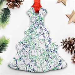 Splatter Abstract Bright Print Ornament (christmas Tree)  by dflcprintsclothing