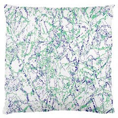 Splatter Abstract Bright Print Standard Flano Cushion Case (one Side) by dflcprintsclothing