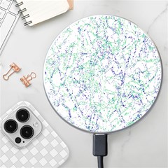 Splatter Abstract Bright Print Wireless Charger by dflcprintsclothing