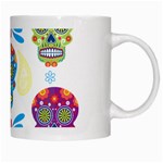 Boho Skull Vibe White Mugs Right