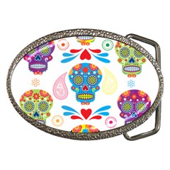 Boho Skull Vibe Belt Buckles by designsbymallika