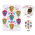 Boho Skull Vibe Playing Cards Single Design (Rectangle) Back