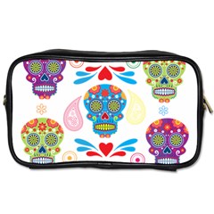 Boho Skull Vibe Toiletries Bag (two Sides) by designsbymallika