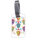 Boho Skull Vibe Luggage Tag (one side) Front