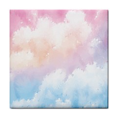 Morning Sky Love Tile Coaster