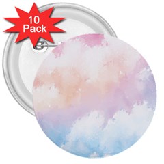 Morning Sky Love 3  Buttons (10 pack) 