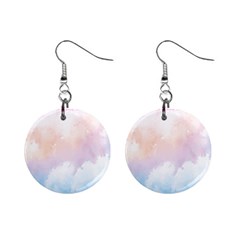 Morning Sky Love Mini Button Earrings