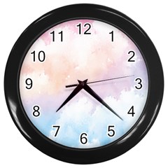 Morning Sky Love Wall Clock (Black)