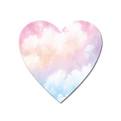 Morning Sky Love Heart Magnet