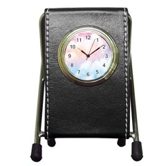 Morning Sky Love Pen Holder Desk Clock